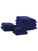 Beliani 9er-Set Handtuch ATIU in Blau