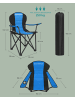 SONGMICS Campingstuhl Sandy in Blau-Schwarz - (B)90 x (H)102 x (T)55 cm