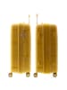 Gladiator 0800 4 Rollen Trolley 76 cm mit Dehnfalte in yellow