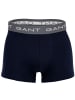 Gant Boxershort 3er Pack in Schwarz/Grau/Rot/Grün