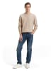 Tom Tailor Pullover BASIC CREWNECK KNIT in Beige