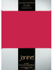 Janine Spannbetttuch Elastic Jersey in rot