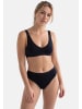 Conta Taillen Slip Modal in Schwarz / blau