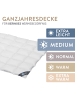 Spessarttraum Leichte Ganzjahres-Daunendecke "Blue" in weiß