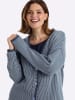 sheego Strickjacke in eisblau-rauchblau