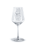 Mr. & Mrs. Panda Glas Rotwein Eule Frankreich ohne Spruch in Transparent