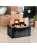 relaxdays 2x Transportbox in Schwarz - 60 l