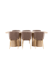 ebuy24 Essgruppe Olivia (7-teilig) Natur 100 x 210 cm
