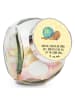 Mr. & Mrs. Panda Bonbonglas Schnecke Sir mit Spruch in Gelb Pastell