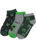 Minecraft Sneaker Socken Jungen Strümpfe 3er Pack, Gr. 23-26 Minecraft