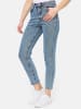 Tazzio Mom Fit Jeans "F129" in Hellblau Snow