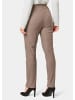 GOLDNER Kurzgröße:  Stretchhose LOUISA in lehm