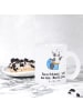 Mr. & Mrs. Panda Glas Panda Bauchtanz mit Spruch in Transparent