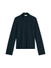 Jerseybluse regular in Martime Blue