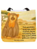 Mr. & Mrs. Panda Shopper Tasche Affe Design mit Spruch in Weiß