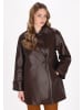 DreiMaster Women Coat in coffee brown