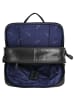 Sansibar Rucksack echt Leder in schwarz