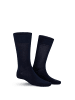 Kunert Socken Richard druckfreier Bund in Navy