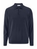 Hessnatur Hessnatur Strick Polo Regular aus reiner Bio-Merinowolle in marine