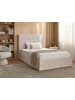 Beliani Doppelbett LORIENT in Beige - (W) 137 x (H) 112 x (L) 216 cm