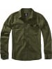 Brandit Hemd "Flannel Shirt Long Sleeve" in Grün