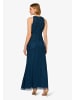 Adrianna Papell Langes Abendkleid Bead Halter Long Dress in deep blue