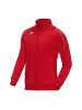 Jako Jacke mit Reißverschluss Sportjacke mit Seitentaschen in Rot