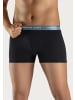 Copenhagen Studios Boxer in schwarz-blau / schwarz-salbei / schwarz-grau