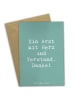 Mr. & Mrs. Panda Klappkarte Spruch Arzt mit Herz mit Spruch in Meeresbrise