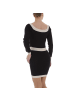 Ital-Design Kleid in Schwarz