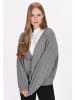 DreiMaster Klassik Damen Cardigan in Grau Melange