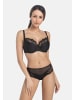 Teyli Mesh Slip mit floraler Spitze Exclusive in schwarz