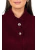 Reichstadt Damen Relaxed Fit Strickjacke Oversized-Look in Bordeaux