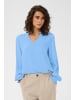 Kaffe Langarm-Bluse KAelly Regular fit in Vista Blue