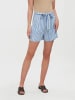 Vero Moda Short in Light Blue Denim-WHITE