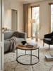 KADIMA DESIGN Couchtisch 60x43x60 cm Massivholz / Metall Sofatisch, Design