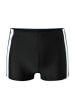 Schiesser Boxer-Badehose Ocean Swim in Schwarz