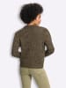 Heine Strickjacke in schoko-sesam-meliert
