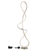 Globo lighting Stehleuchte "SWIRL" in silver