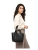 Cluty Handtasche echt Leder in schwarz