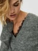 Vero Moda V-Kragen Pullover für Damen in schwarz