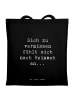 Mr. & Mrs. Panda Tote Bag Spruch Heimweh Sehnsucht mit Spruch in Schwarz