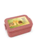 Mr. & Mrs. Panda MEPAL Bentobox Schnecken Liebe Design mit Spruch in Rot Pastell