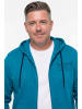 Men Plus Sweatjacke in rauchblau