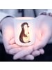 Mr. & Mrs. Panda Kerzenhalter Pinguin Blumen ohne Spruch in Transparent