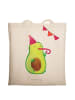 Mr. & Mrs. Panda Tragetasche Avocado Party ohne Spruch in Creme