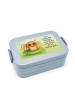 Mr. & Mrs. Panda Bento Box Spinne Agathe Sandwich Design mit Spruch in Blau Pastell
