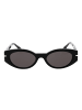 Trussardi Damen Sonnenbrillen Oval Schwarz