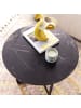 home24 Marmor-Couchtisch SILLUN in Marmor Schwarz