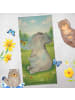 Mr. & Mrs. Panda Saunahandtuch Elefant Biene Design ohne Spruch in Gelb Pastell